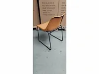 12x stoel jack cognac leder - afbeelding 3 van  4