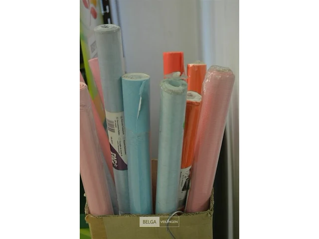 12x tafel rollen papier div kleuren 180cm breed - afbeelding 3 van  3