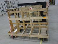 12x verrijdbaar houten deltarack - afbeelding 1 van  4