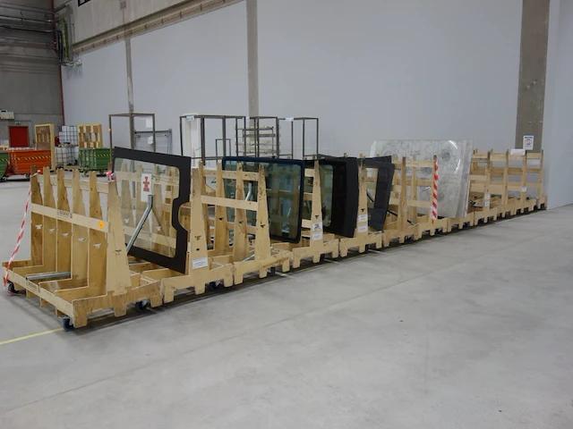 12x verrijdbaar houten deltarack - afbeelding 3 van  4