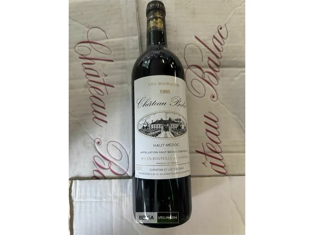 12x1 fles chateau balac 1995 - afbeelding 2 van  4