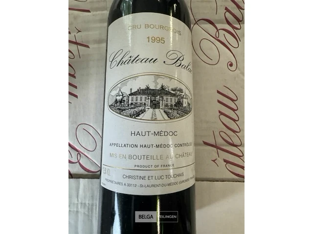 12x1 fles chateau balac 1995 - afbeelding 3 van  4