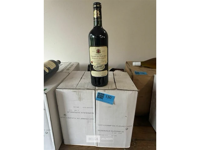 12x1 fles chateau champ de fleuret 2005 - afbeelding 2 van  4