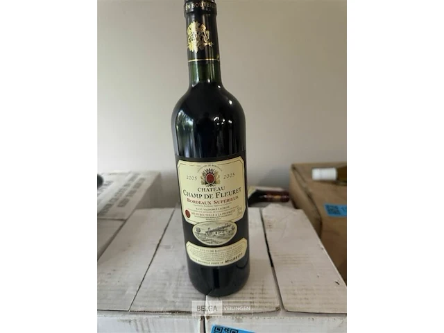 12x1 fles chateau champ de fleuret 2005 - afbeelding 3 van  4