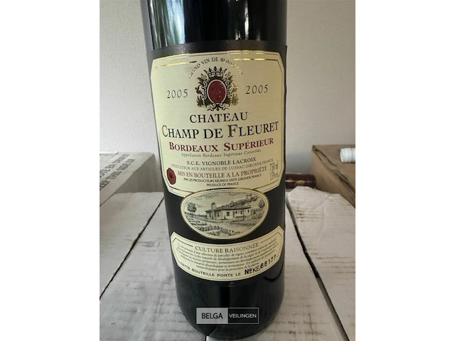 12x1 fles chateau champ de fleuret 2005 - afbeelding 4 van  4