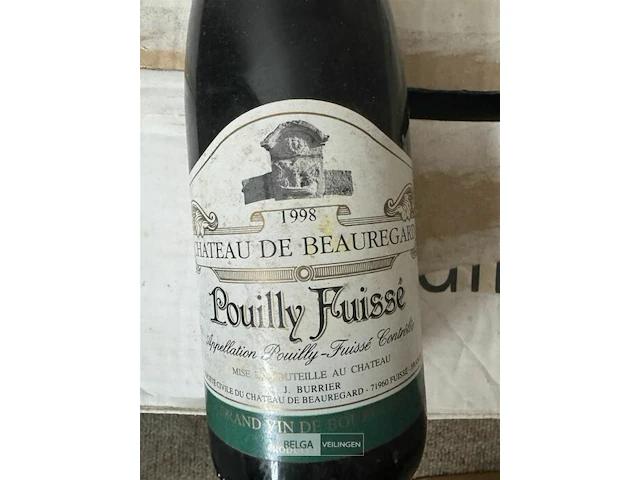 12x1 fles chateau de beauregard pouilly fuisse 1998 - afbeelding 4 van  6