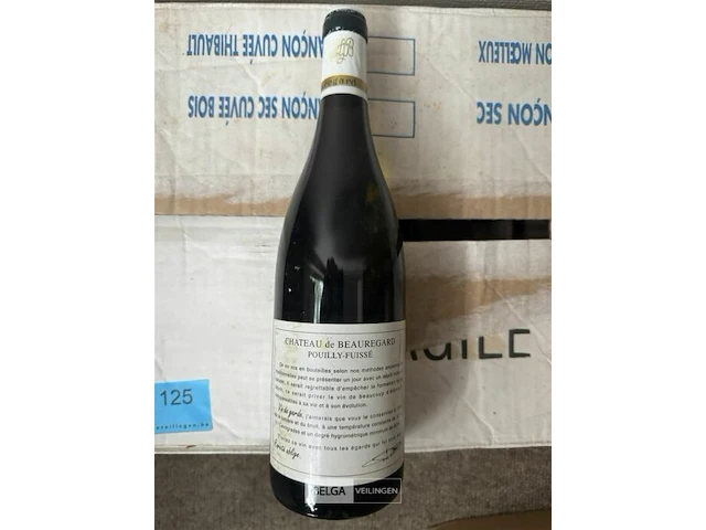 12x1 fles chateau de beauregard pouilly fuisse 1998 - afbeelding 6 van  6