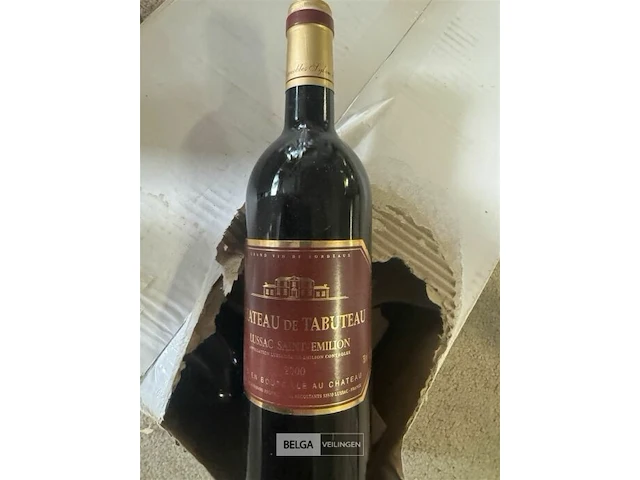 12x1 fles chateau de tabuteau 2000 - afbeelding 1 van  2