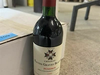 12x1 fles chateau hautes graves beaulieu 1996 - afbeelding 2 van  3