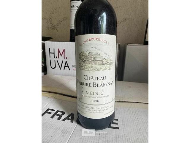 12x1 fles chateau prieure blaignan 1996 - afbeelding 2 van  5