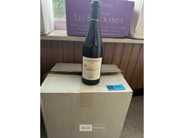 12x1 fles le colombier cotes du ventoux 2003 - afbeelding 1 van  5