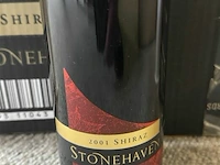 12x1 fles shiraz stonehaven 2001 - afbeelding 2 van  3