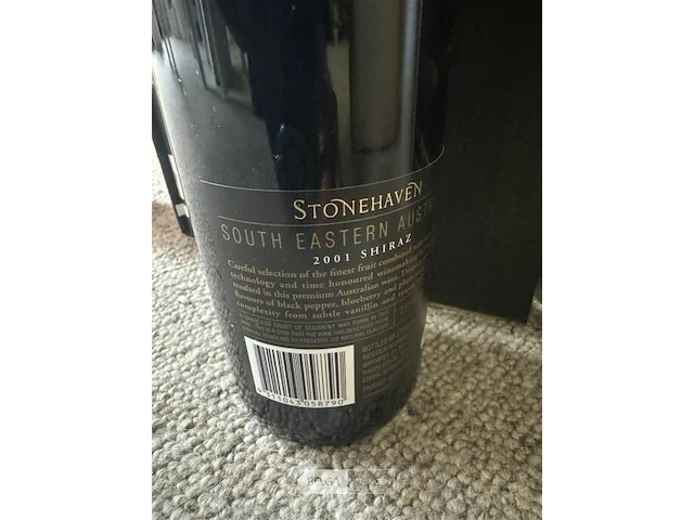 12x1 fles shiraz stonehaven 2001 - afbeelding 3 van  3
