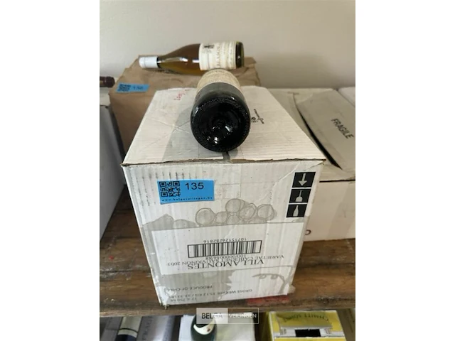 12x1 fles vieux chateau valentin 1995 - afbeelding 1 van  5