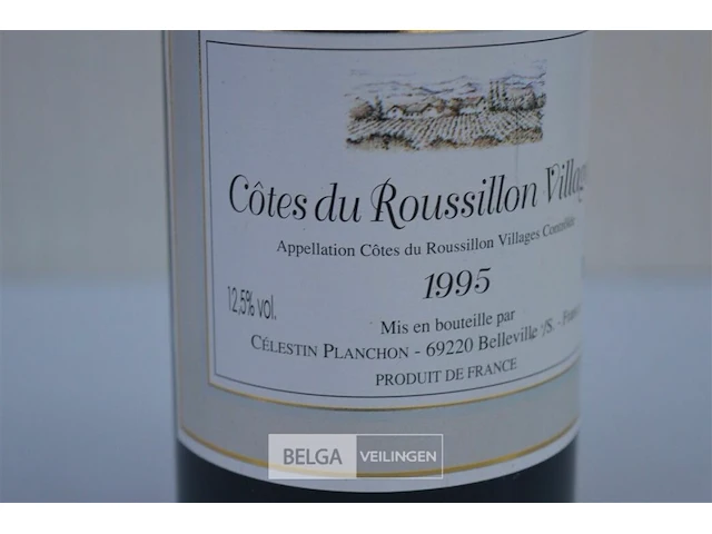 12x750ml côtes du roussillon villages, 1995, 12,5%, frankrijk - afbeelding 4 van  6