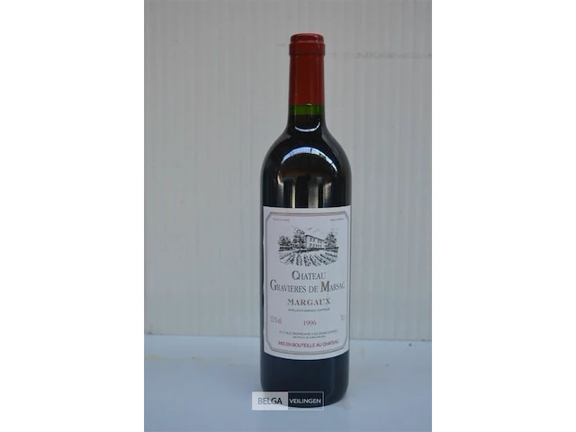 12x75cl château gravieres de marsac, 1996, 12,5%, frankrijk - afbeelding 1 van  6