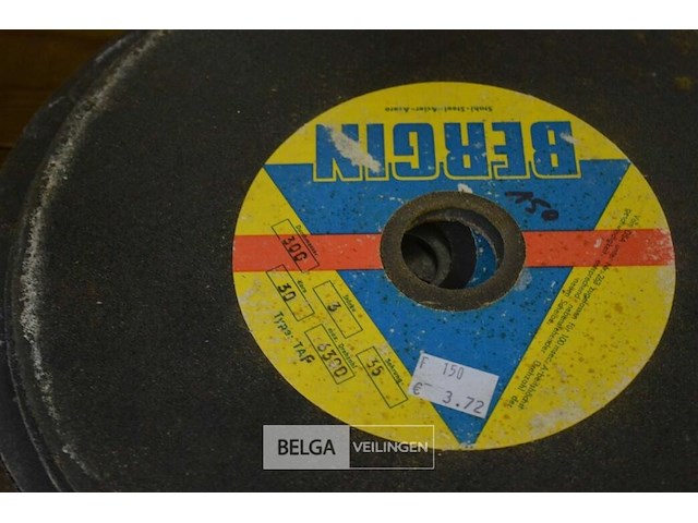 13 bergin doorslijpschijven voor metaal - afbeelding 2 van  2