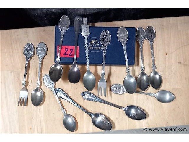13 deco lepels - afbeelding 1 van  1