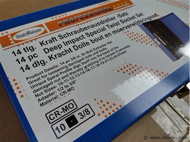 13 delige dolle bouten verwijderaar - afbeelding 3 van  4