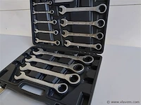 13 delige steek ringratelset 8-32mm - afbeelding 3 van  8