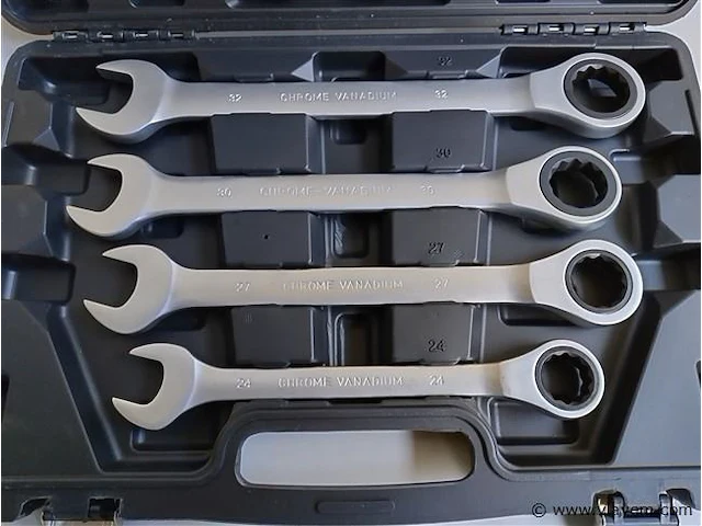 13 delige steek ringratelset 8-32mm - afbeelding 4 van  8