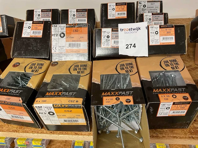 13 dozen hout schroeven - afbeelding 7 van  7