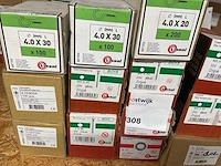 13 dozen houtbouten en schroef haken - afbeelding 3 van  5