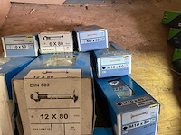 13 dozen houtbouten; houtdraadbouten - afbeelding 5 van  6
