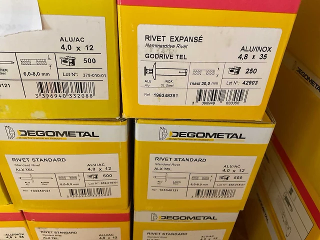 13 dozen revetnagels - afbeelding 4 van  6