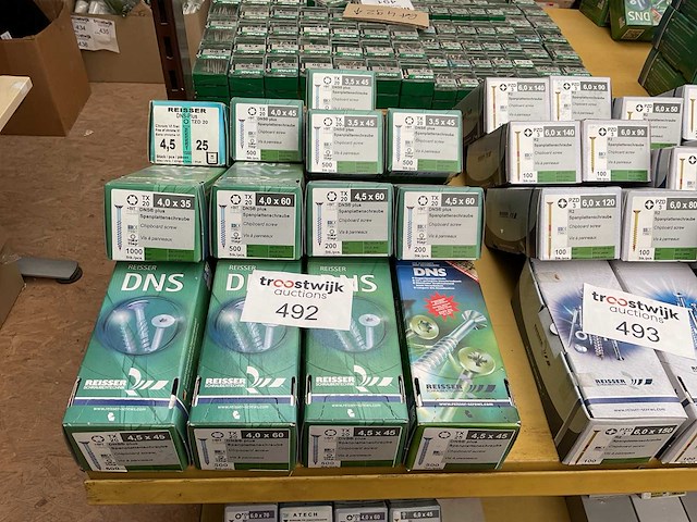 13 dozen spaanplaatschroeven - afbeelding 1 van  7