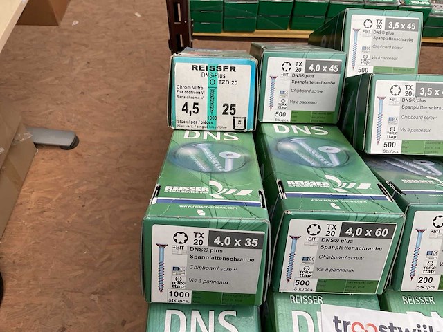 13 dozen spaanplaatschroeven - afbeelding 3 van  7