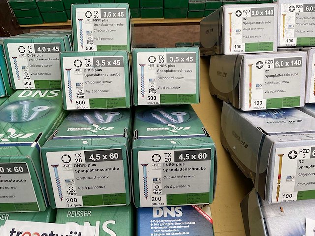 13 dozen spaanplaatschroeven - afbeelding 4 van  7