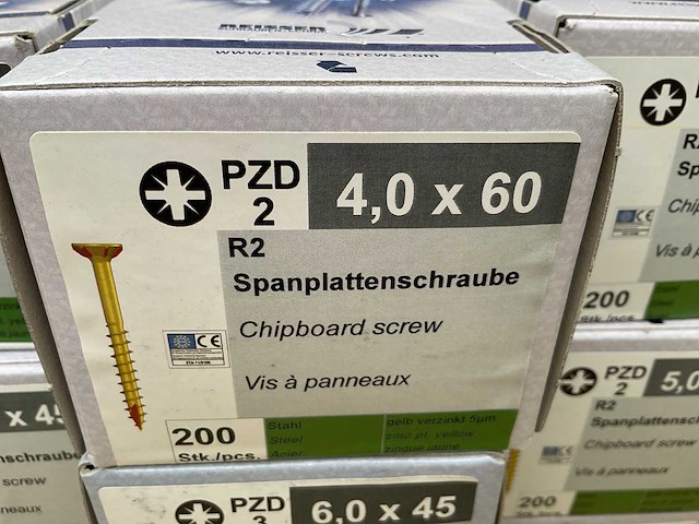 13 dozen spaanplaatschroeven - afbeelding 3 van  4