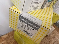 13 dozen universele schroeven; nagels plat geruite kop; deels inox - afbeelding 4 van  6