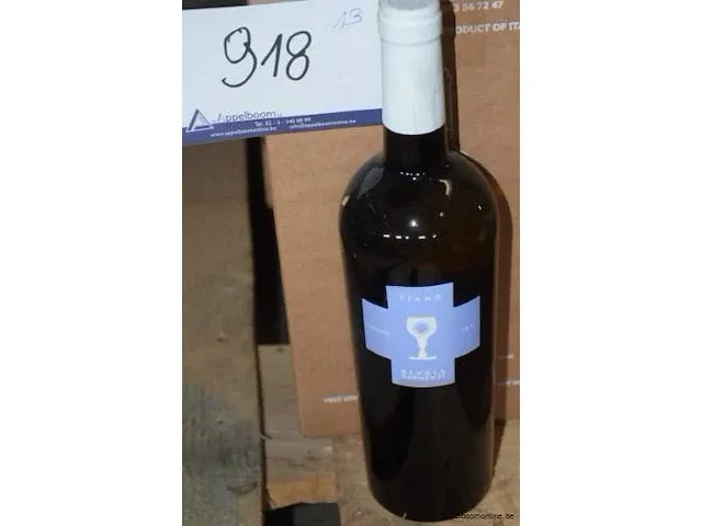 13 flessen à 75cl rode wijn fiano, fiano salento, schola sarmenti, 2021, 13% - afbeelding 1 van  2