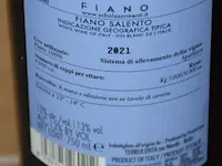 13 flessen à 75cl rode wijn fiano, fiano salento, schola sarmenti, 2021, 13% - afbeelding 2 van  2