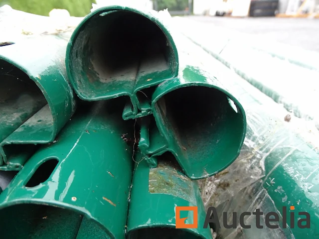 13 geplastificeerde universele paal, diameter 48 mm, lengte 2,00 m ral 6005 - afbeelding 2 van  3