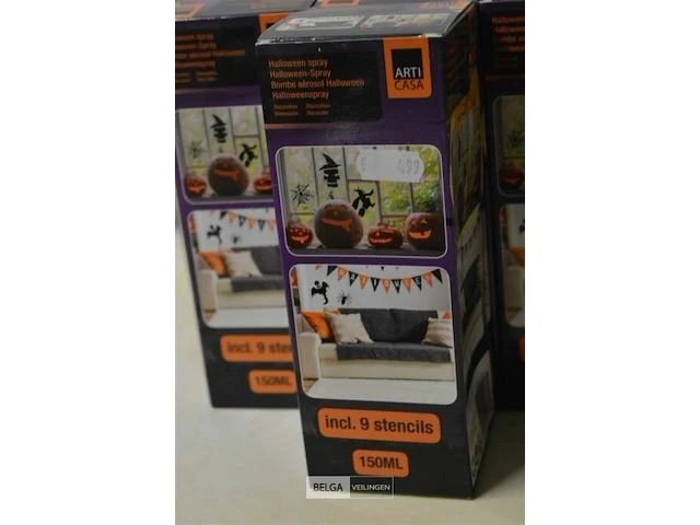 ±13 halloweenspray incl. 9 stencils - afbeelding 2 van  2