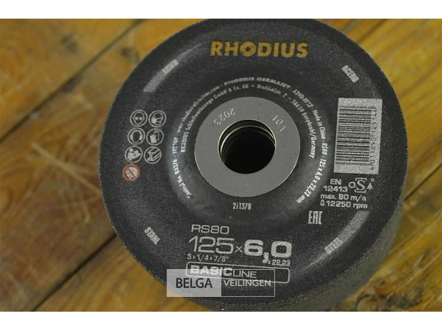 ±13 rhodius doorslijpschijven 125x6,0 - afbeelding 2 van  2