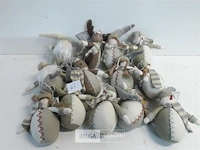 13 x hangdeco poppetjes stof - afbeelding 2 van  3