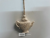 13 x hangdeco theepot 7 cm - afbeelding 3 van  3