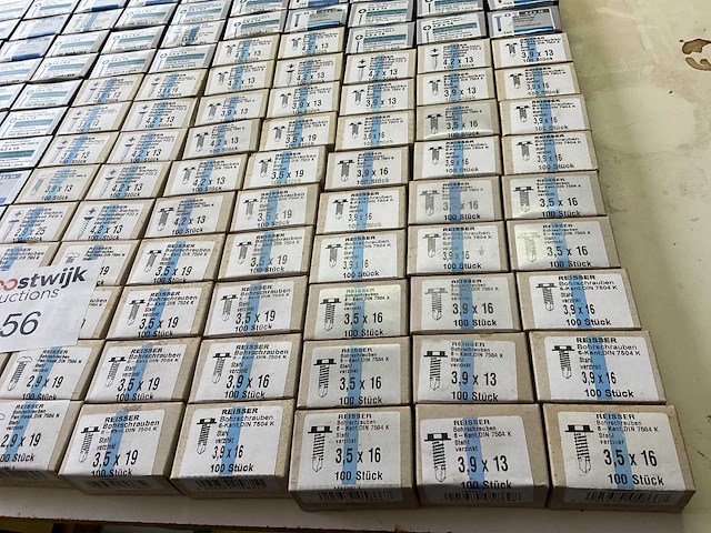 130 doosjes zelftappers; schroeven - afbeelding 6 van  8