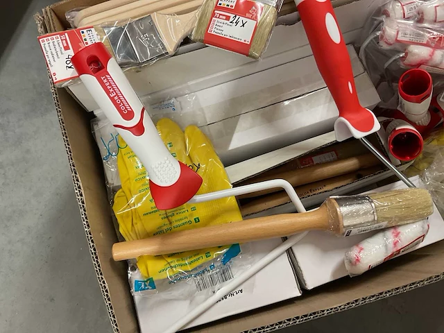 131 x schildersgereedschap voor muur of plafondverf - afbeelding 4 van  12
