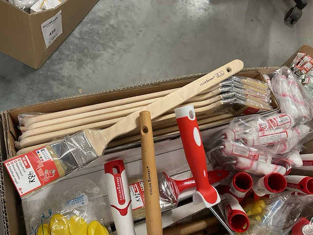 131 x schildersgereedschap voor muur of plafondverf - afbeelding 10 van  12