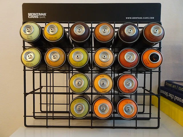 133x 400 ml spuitbus black nc.formula graffiti spray paint - afbeelding 3 van  5