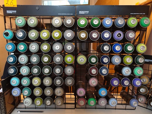 133x 400 ml spuitbus black nc.formula graffiti spray paint - afbeelding 5 van  5