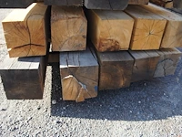 1,37 m³ eiken balken 200x200 - afbeelding 4 van  4