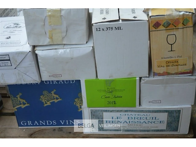 ±138 flessen inhoud pallet div soorten wijnen - afbeelding 4 van  6