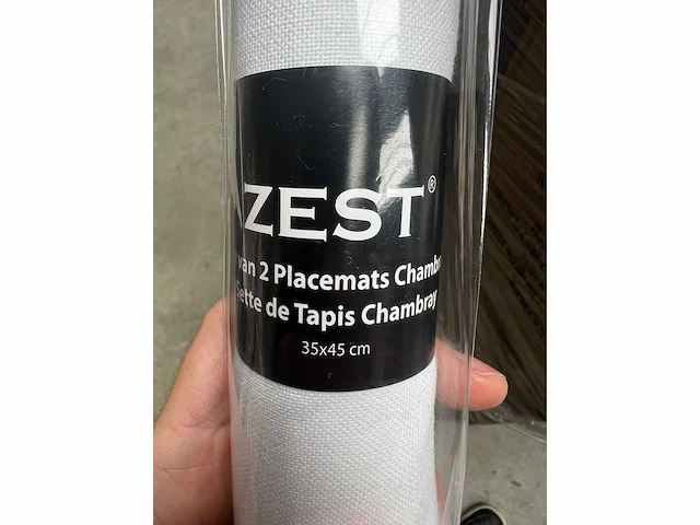 1392x zest - katoenen placemat set - kitchen textile - afbeelding 3 van  7