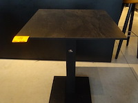 13x bistrotafel + 1 x hoge tafel eurochair